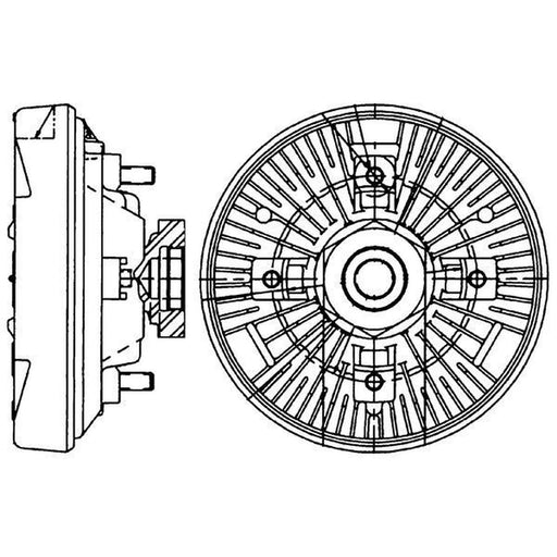 Mahle Radiator Fan Clutch fits New Holland Tm 2000-2007