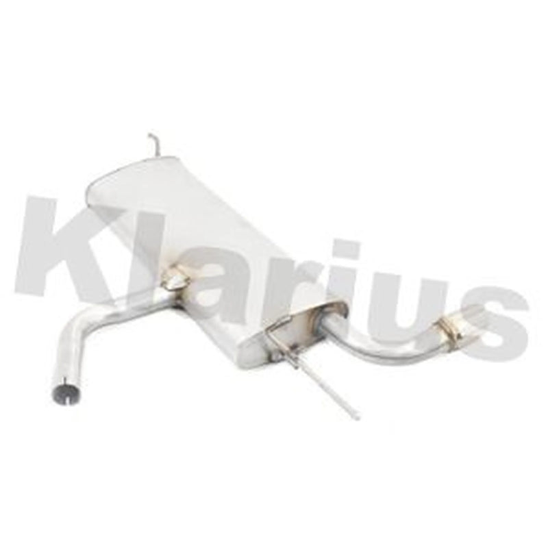 Klarius Box With Tail Pipe Rear fits Audi A3 2003-2013 1.6