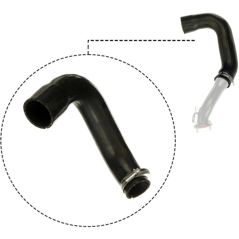 Gates Intercooler Turbo Charge Air Hose 355mm fits Chrysler Delta 2011 on 1.6