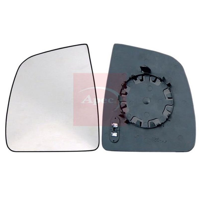 Apec Exterior Wing Mirror Glass Right fits Fiat Doblo Cargo 2010-2023