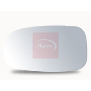 Apec Exterior Wing Mirror Glass Left fits Saab 9-3 2002-2015 1.8 1.9 2.0 2.2 2.8
