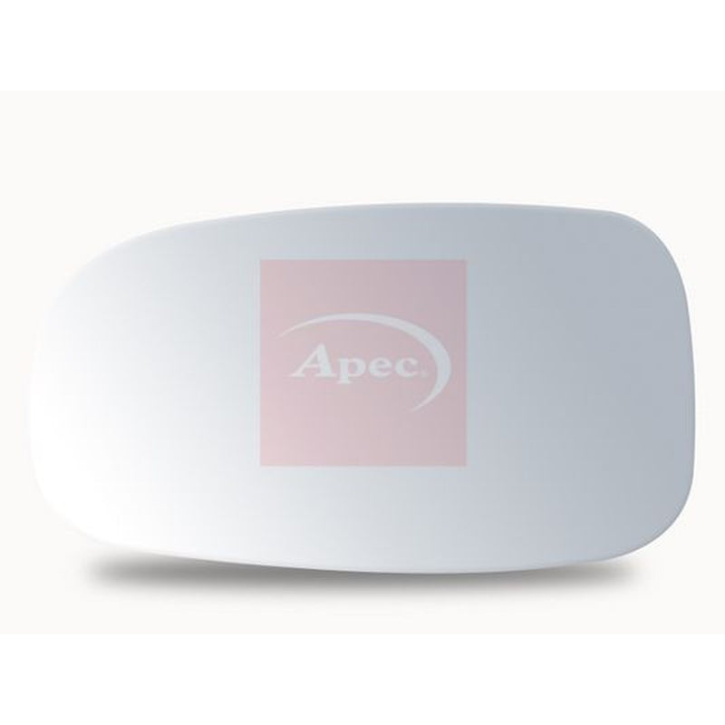 Apec Exterior Wing Mirror Glass Left fits Saab 9-3 2002-2015 1.8 1.9 2.0 2.2 2.8