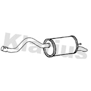 Klarius Box With Tail Pipe Rear fits Renault Twingo II 2007-2014 1.2