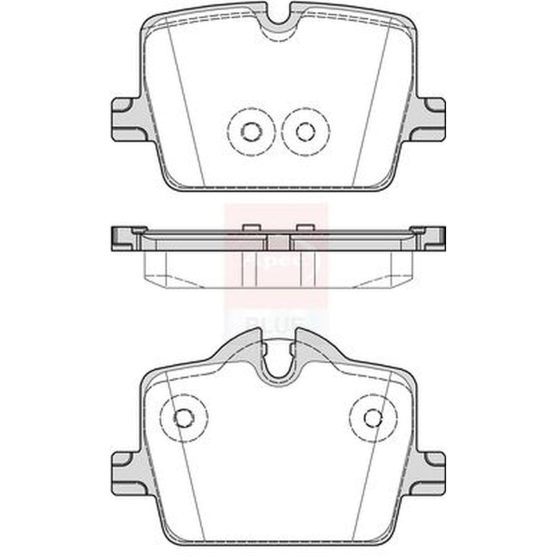 Apec Rear Brake Pad Set fits BMW 2 2022 on