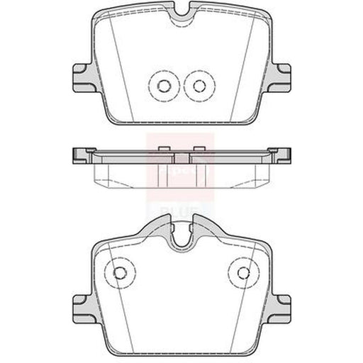 Apec Rear Brake Pad Set fits BMW 2 2022 on