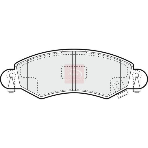 Apec Front Brake Pad Set PAD1165