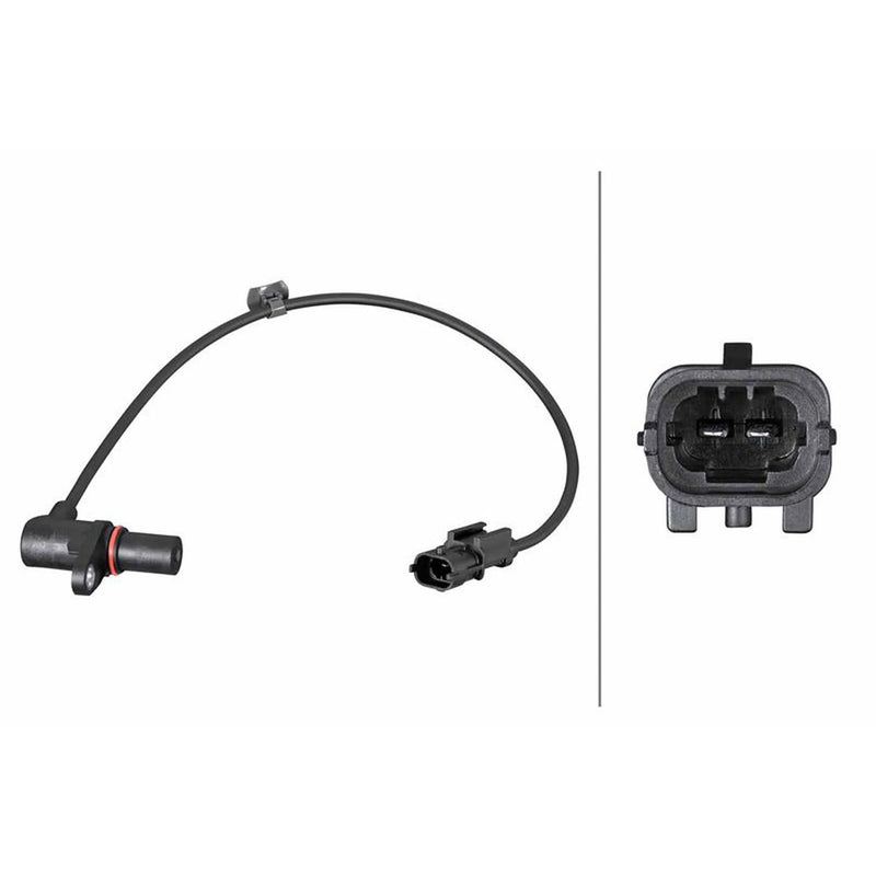 Hella Crankshaft Position Sensor fits Hyundai I10 II 2013-2019 1.0