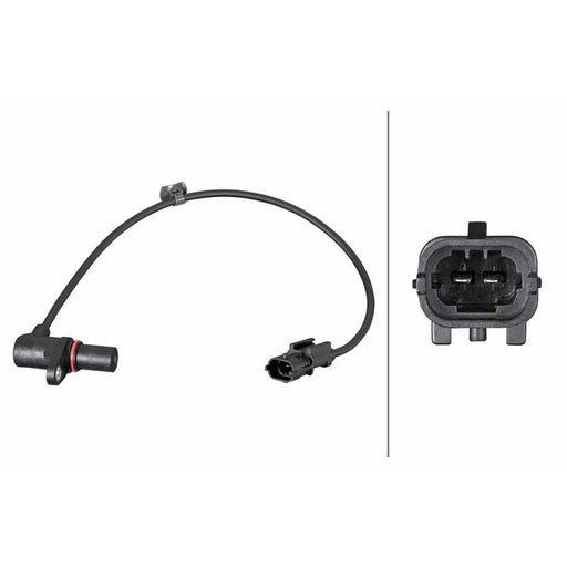 Hella Crankshaft Position Sensor fits Hyundai I10 II 2013-2019 1.0
