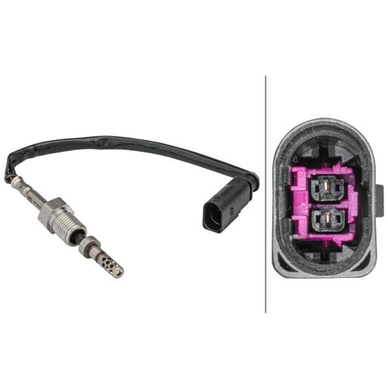 Hella Exhaust Gas Temperature Sensor before exhaust turbocharger fits VW Amarok