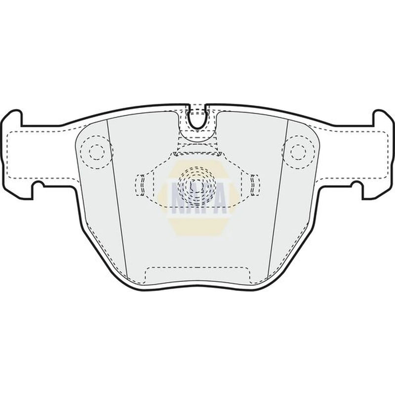 NAPA Front Brake Pad Set fits Land Rover Range Rover 2002-2012 3.0 4.2 4.4
