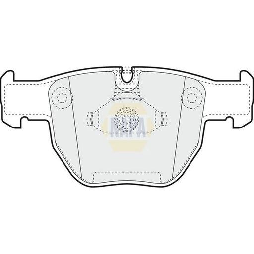 NAPA Front Brake Pad Set NBP1734