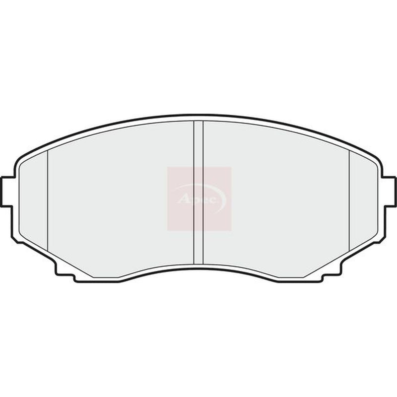 Apec Front Brake Vented Discs & Pads fits Mazda MPV 2002-2006 2.0
