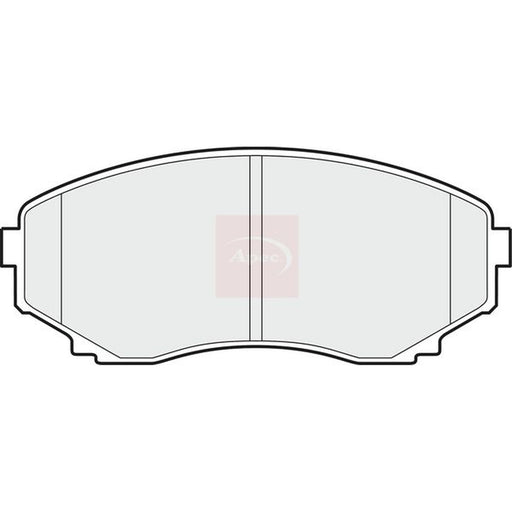 Apec Front Brake Vented Discs & Pads fits Mazda MPV 2002-2006 2.0