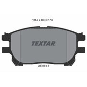 Textar Front Brake Pad Set 2375901