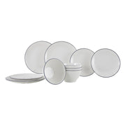Gimex Linea Line Tableware Blue 12 Pieces Gimex - Dynamic Drive