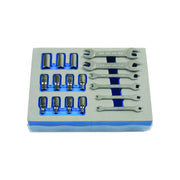 Laser BA Spanner & Socket Set 1/4"D 17pc 7132 Laser - Dynamic Drive