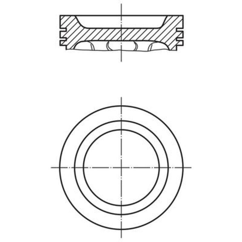 Mahle Piston Cylinder Bore = 87mm fits Porsche 924 1980-1986 2.0