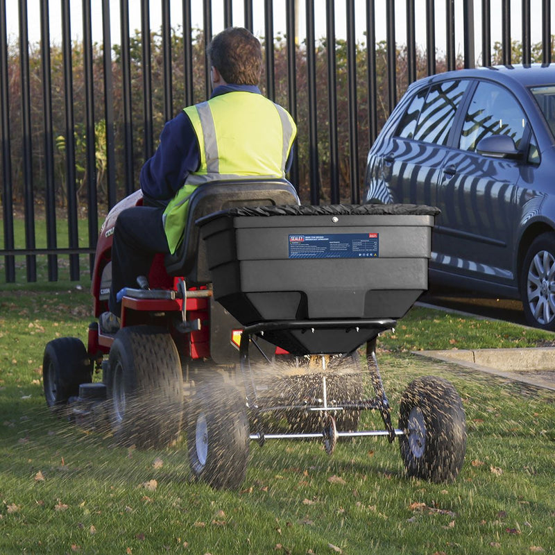 Sealey Broadcast Spreader 80kg Tow Behind SPB80T Sealey - Dynamic Drive