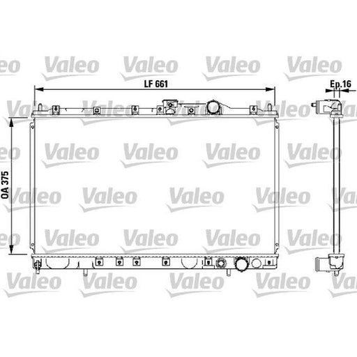 Valeo Engine Radiator 732539