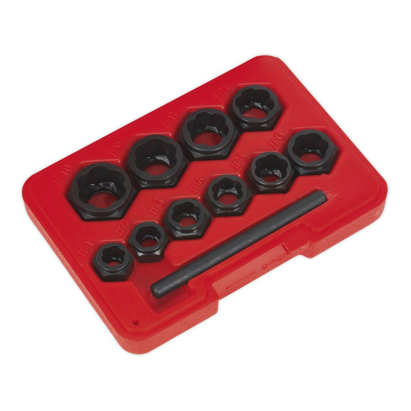 Sealey Bolt Extractor Set 11pc Spanner Type AK8183 Sealey - Dynamic Drive