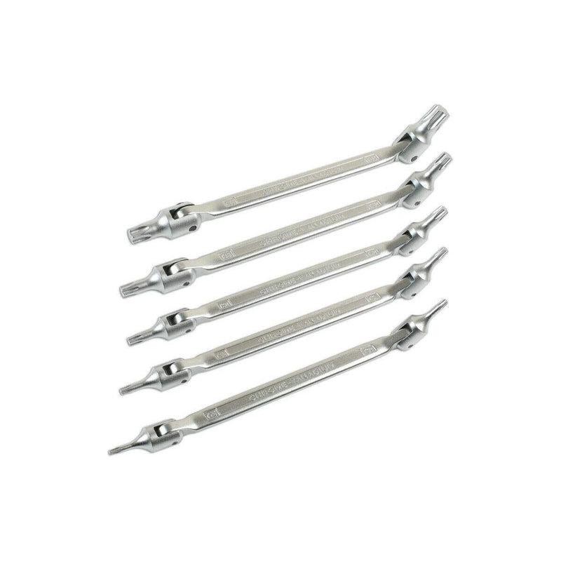 Laser Double Ended Flexible Star Bit Set 5pc 7481 Laser - Dynamic Drive