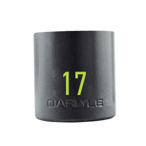 Carlyle Tools 1/2In Drive 17mm 6 Pt Stubby Impact Socket - image 1