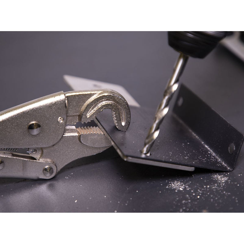 Sealey Premier Premier Locking Pliers Round Jaws 235mm 0-50mm Capacity AK6872 Sealey Premier - Dynamic Drive