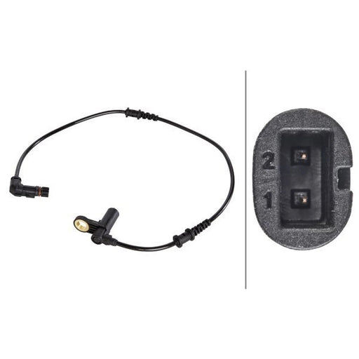 Hella ABS Wheel Speed Sensor Front fits Mercedes-Benz S-Class 1998-2006