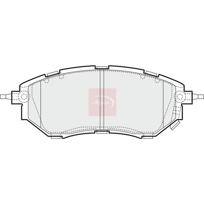 Apec Front & Rear Pads fits Subaru Outback 2003-2009 3.0 3.6
