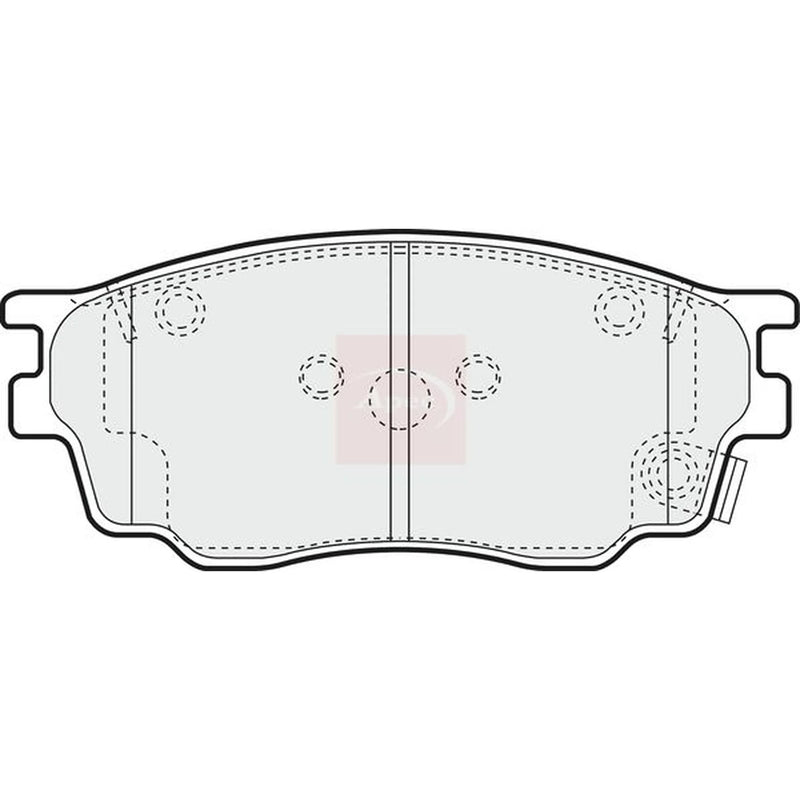 Apec Front Brake Pad Set PAD1301