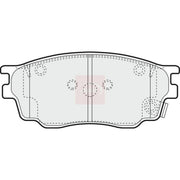 Apec Front Brake Pad Set fits Mazda 6 2002-2007 1.8