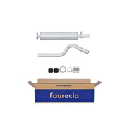 Hella Middle Silencer fits Opel Corsa A 1991-1993 1.4
