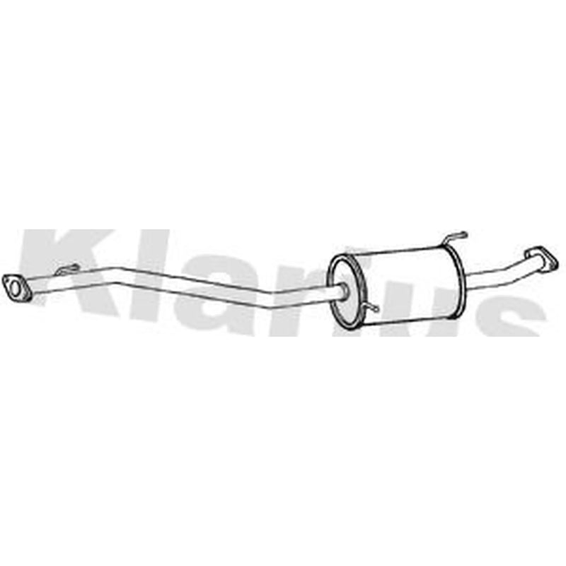 Klarius Box With Centre Pipe Centre fits Nissan NV200 2010-2011 1.5