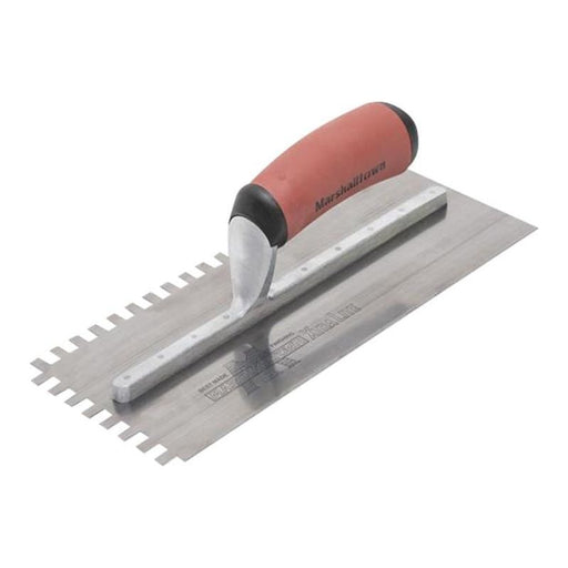 Marshalltown 10mm Stainless Steel Square Notched Trowel DuraSoft® Handle Marshalltown - Dynamic Drive