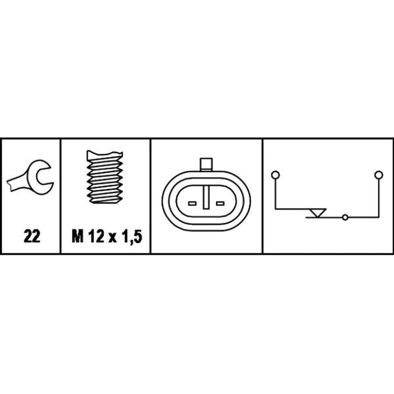 Hella Reverse Light Switch Connectors fits Maserati Quattroporte V 2008 on 4.7