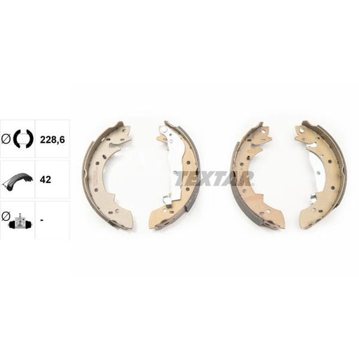 Textar Brake Shoe Set Axle Kit 91033800