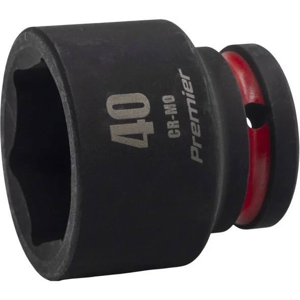 Sealey 3/4"Dr Impact Socket 40mm (Black Coded Ring)