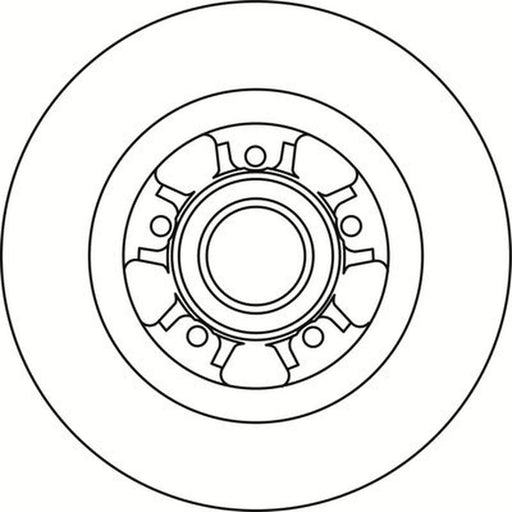 Abtex Rear Brake Discs BD1632HS-x2