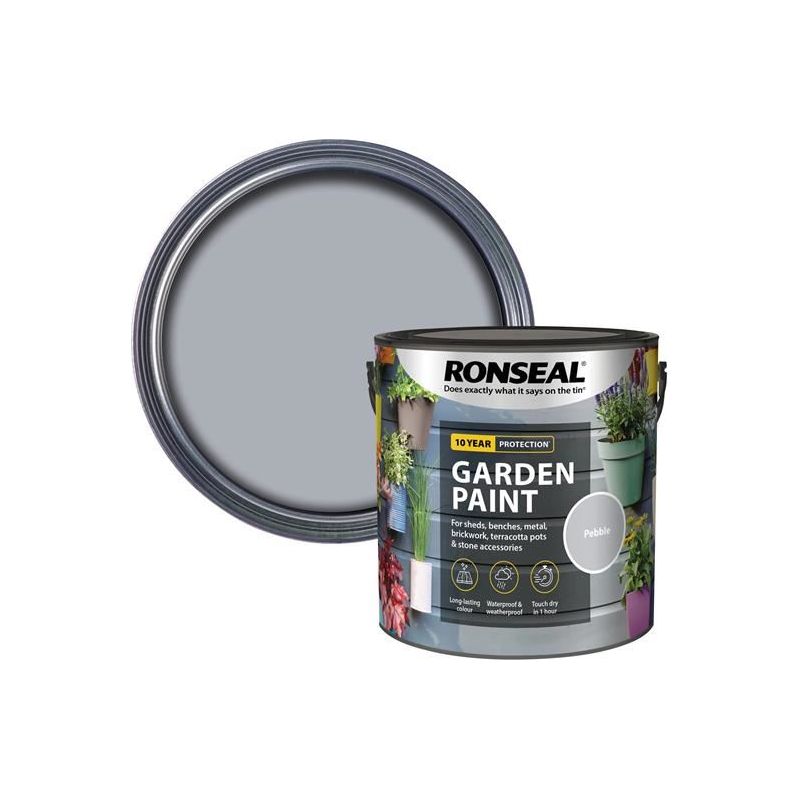 Ronseal Garden Paint Pebble 2.5 litre Ronseal - Dynamic Drive