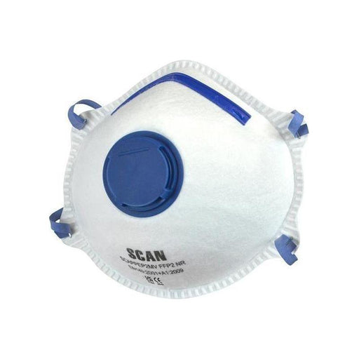 Scan Moulded Disposable Mask Valved FFP2 Protection (Pack 3) Scan - NN4 Online