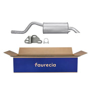 Hella End Silencer Rear fits Renault Clio 1998-2012 1.5 1.6 1.9