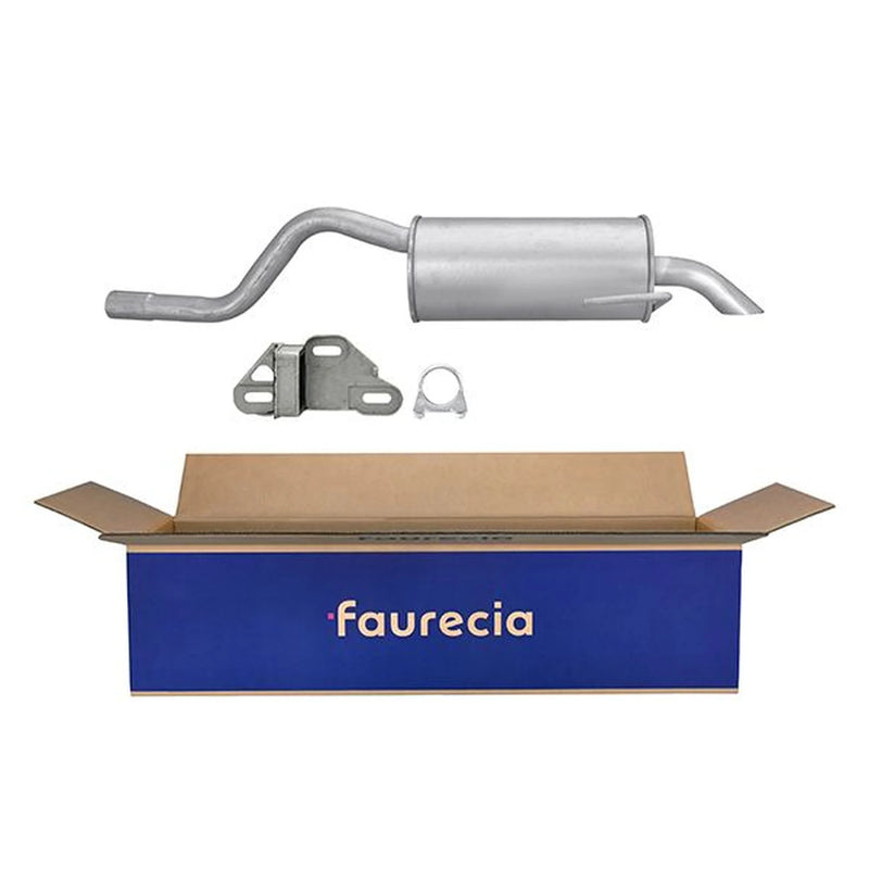 Hella End Silencer Rear fits Renault Clio 1998-2012 1.5 1.6 1.9