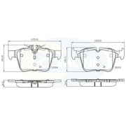 Comline Front / & Rear / Brake Discs & Pads fits Mercedes-Benz C-Class 2018-2021