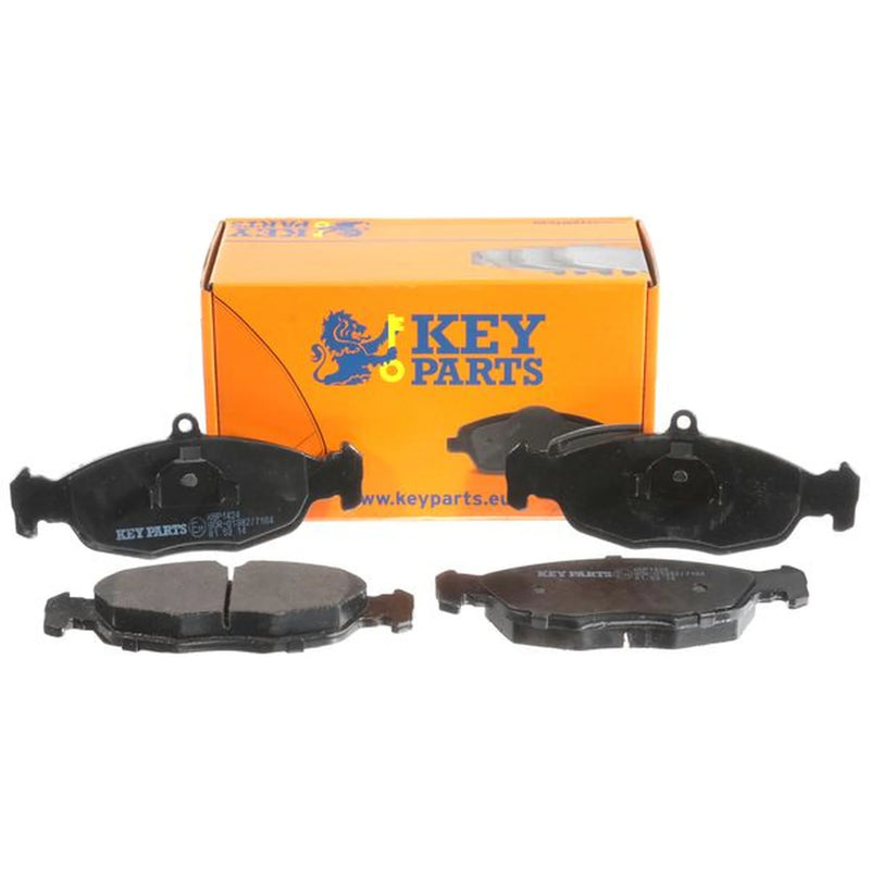 Key Parts 4 x Front Brake Pad Set fits Daewoo Cielo 1995-2002 1.5