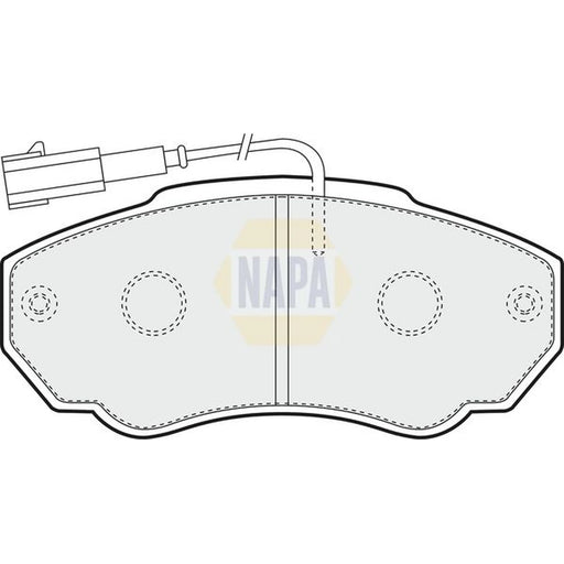 NAPA Front Brake Pad Set NBP1397
