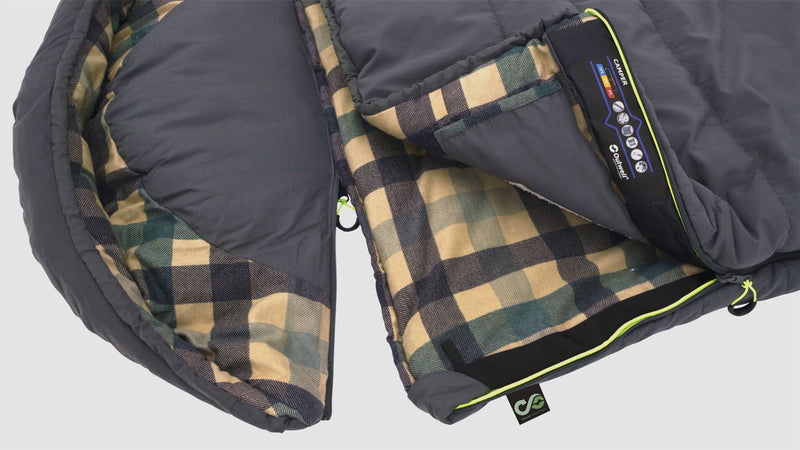 Outwell Camper Grey Single Sleeping Bag Outwell - Dynamic Drive