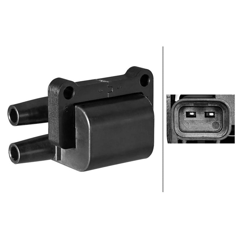 Hella Ignition Coil Pack Right fits Mitsubishi Shogun Sport I 1998-2000 3.0