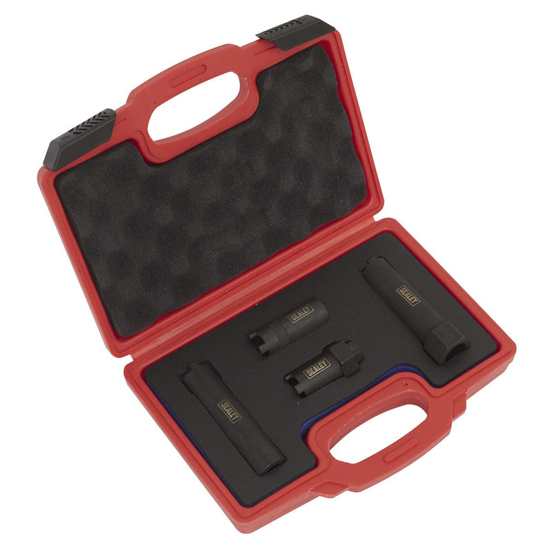 Sealey Diesel Injector Socket Set 4pc Commercial VS2061 Sealey - Dynamic Drive