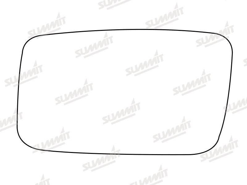 Summit Stick-On Anti Dazzle Mirror Glass fits Ford Sierra LHS Summit - Bars 4 Cars