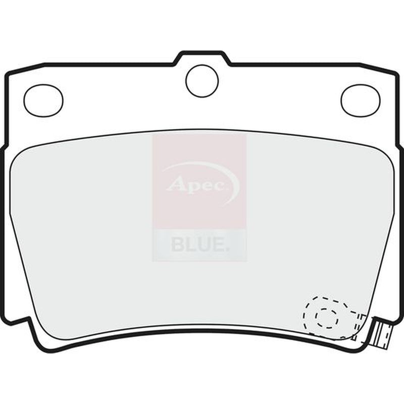 Apec Rear Brake Vented Discs & Pads fits Mitsubishi Shogun Sport III 2015 on 2.4